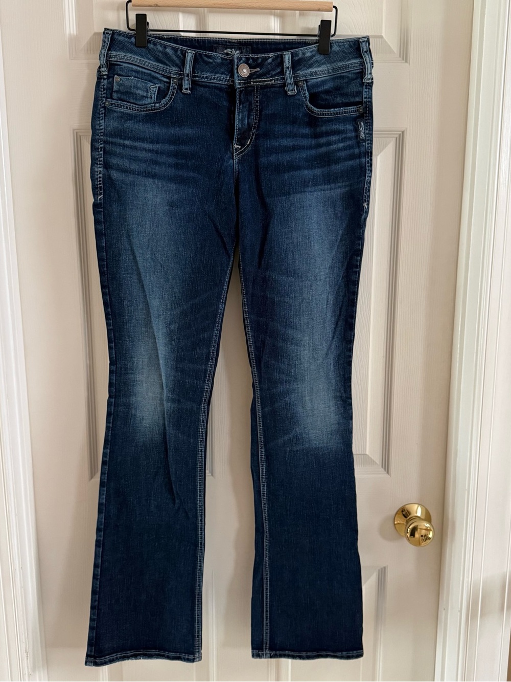 Silver Jeans Elyse Slim Boot Dark Blue Jeans W30/33
